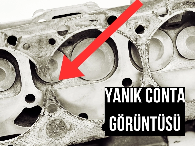 Contası Yanık Araba Contası Yanık Araba