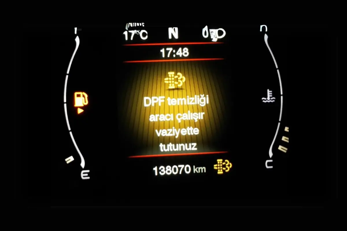 DPF Temizliği Aracı Çalışır Vaziyette Tutunuz DPF Temizliği Aracı Çalışır Vaziyette Tutunuz