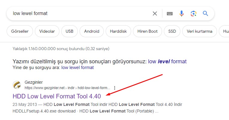 Low Level Format 